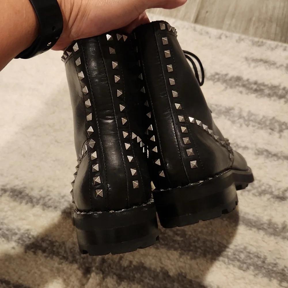 Ash studded combat boots - Picture 3 of 6